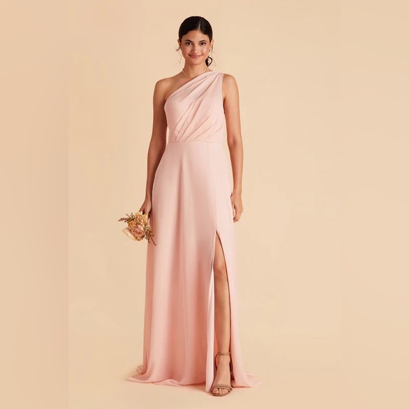 Birdy Grey Kira Dress - Blush Pink (with slit) - Picture 14 of 14